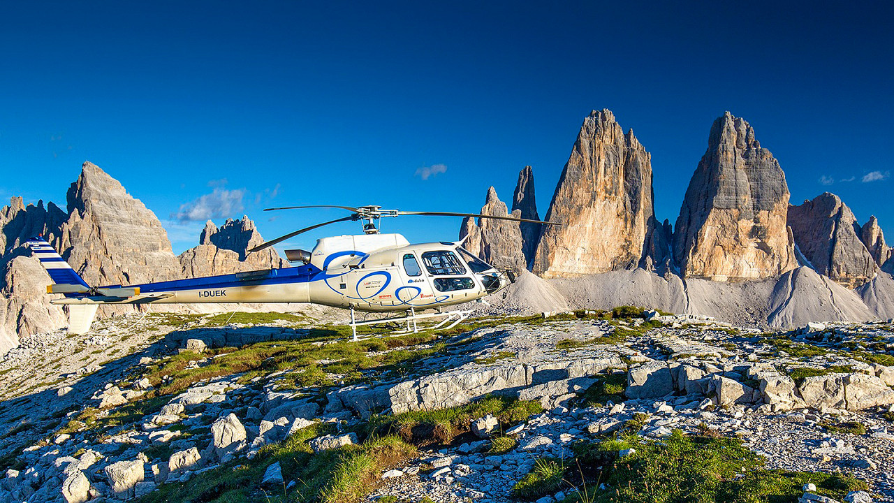 Voli in elicottero alle Tre Cime