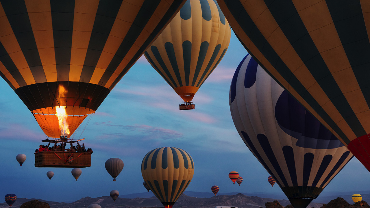 Volare in mongolfiera