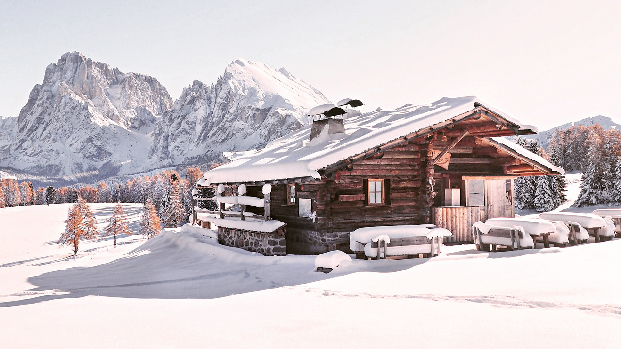 Alpe di Siusi in inverno