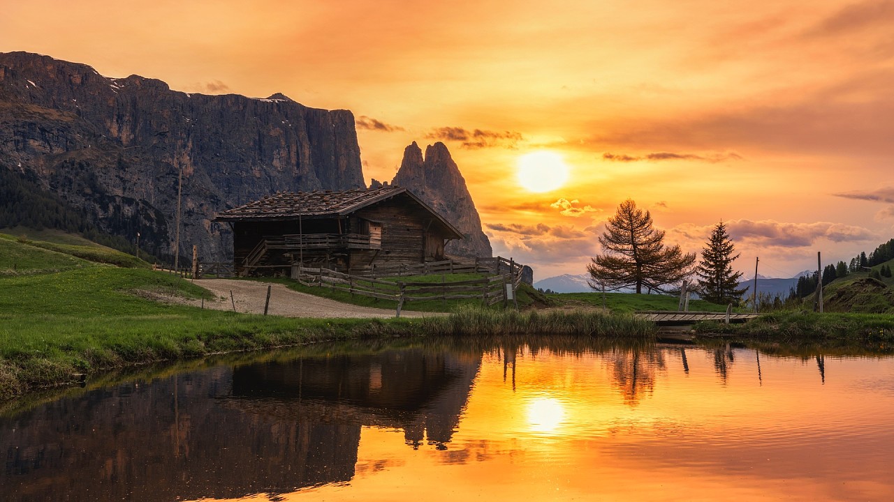 Tramonto Alpe di Siusi
