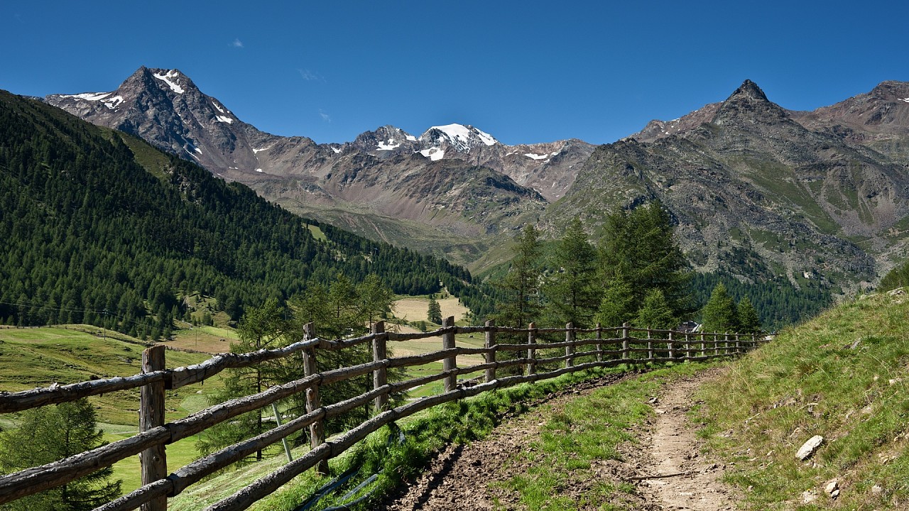 Hiking trail Val Senales