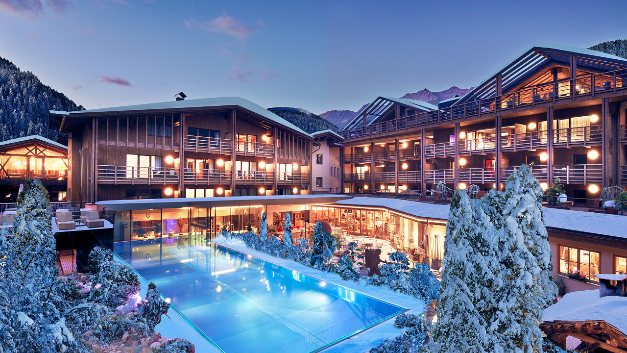 Esterno inverno Hotel Quelle