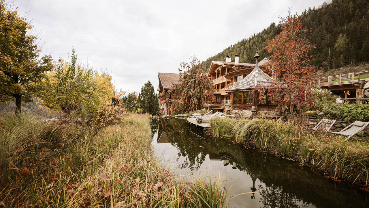 Autunno esterno Naturhotel Lüsnerhof