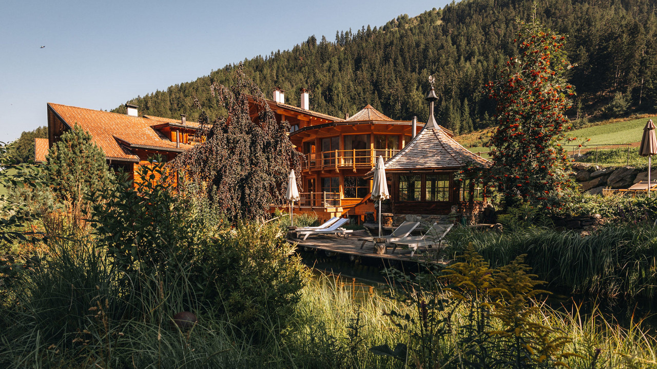 Esterno estate Naturhotel Lüsnerhof