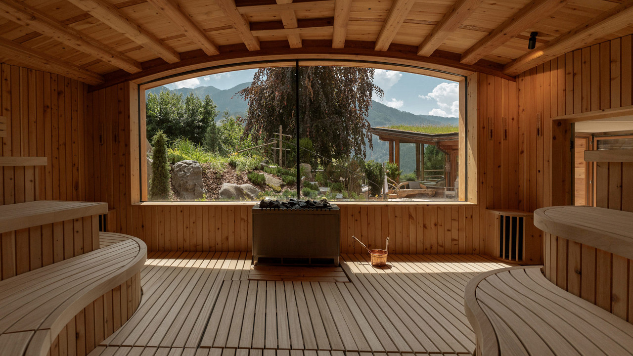 Nuova ritualsauna Naturhotel Lüsnerhof