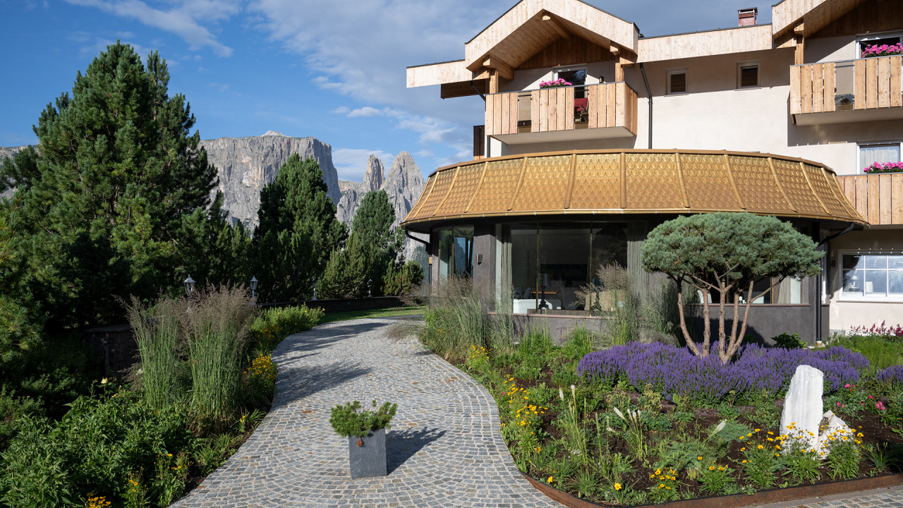 Esterno estate Hotel Rosa ****S Eco Alpine Spa Resort