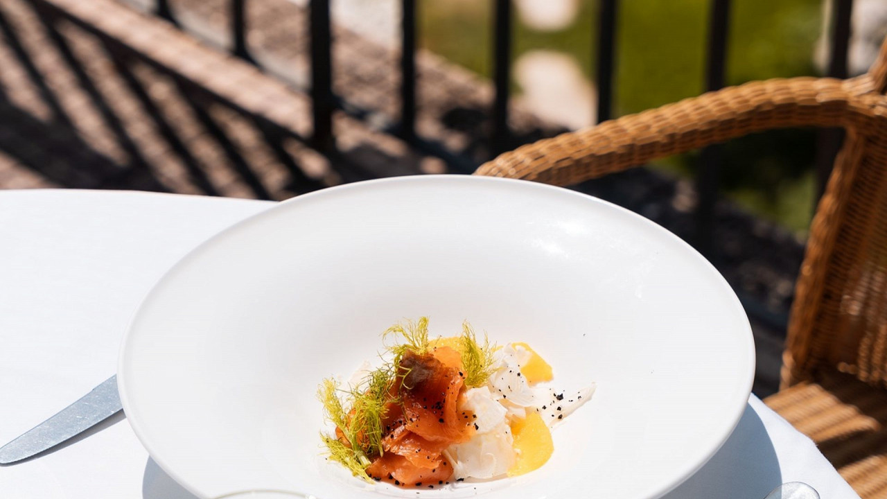 Piatto gourmet Romantik Hotel Post