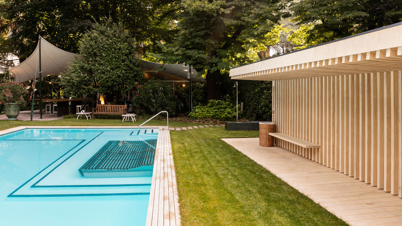 Piscina esterna Parkhotel Laurin