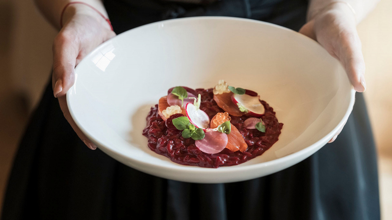 Piatto gourmet ADLER Spa Resort DOLOMITI