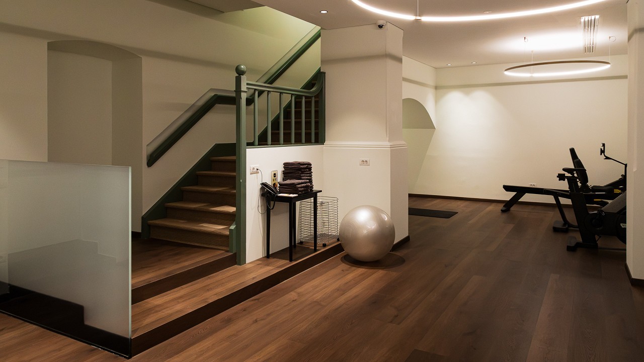 Fitnessraum im Parkhotel Laurin