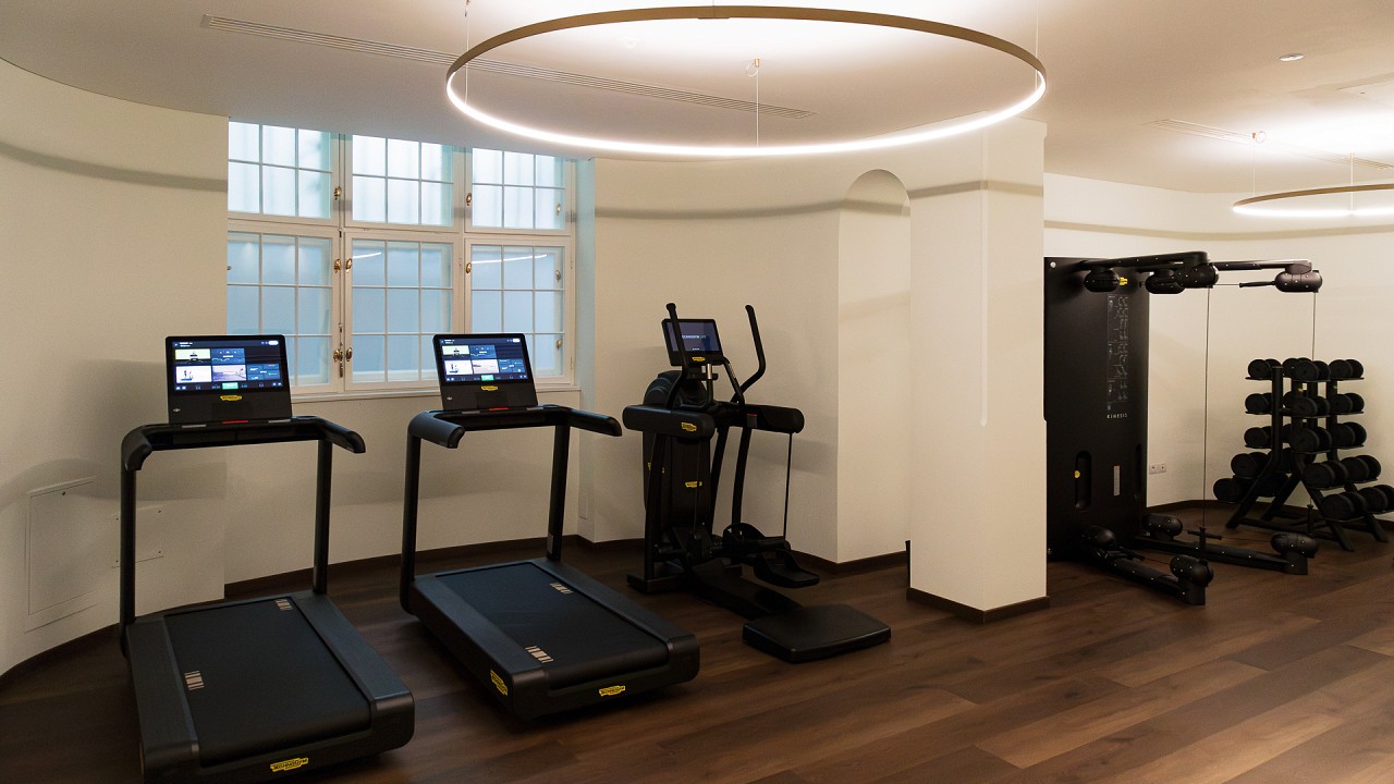 Fitnessraum im Parkhotel Laurin