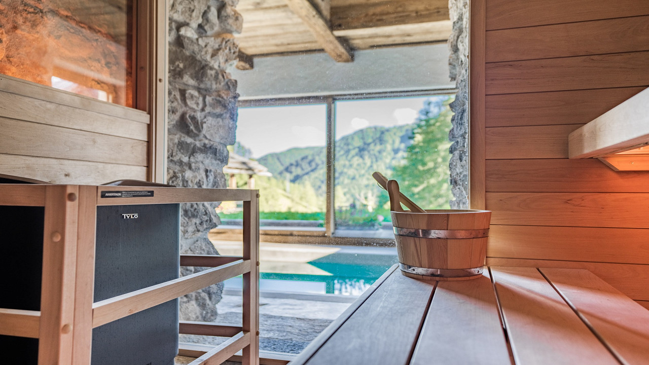 Sauna Cesa del Louf Arabba