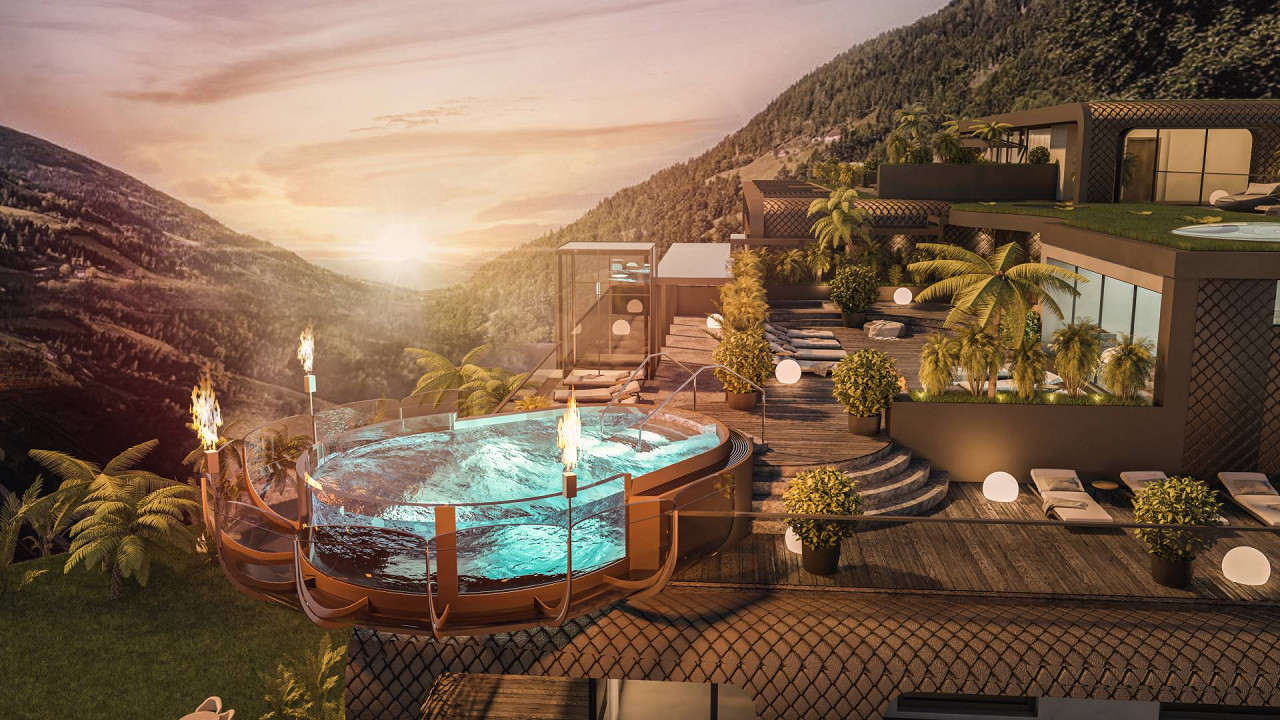 New Pool Quellenhof Luxury Resort Passeier