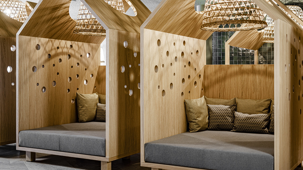 Lettini sala relax Alpine Luxury Spa Resort Schwarzenstein