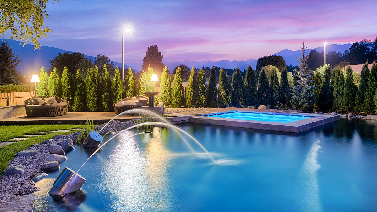 Außenschwimmbad Majestic Hotel Bruneck