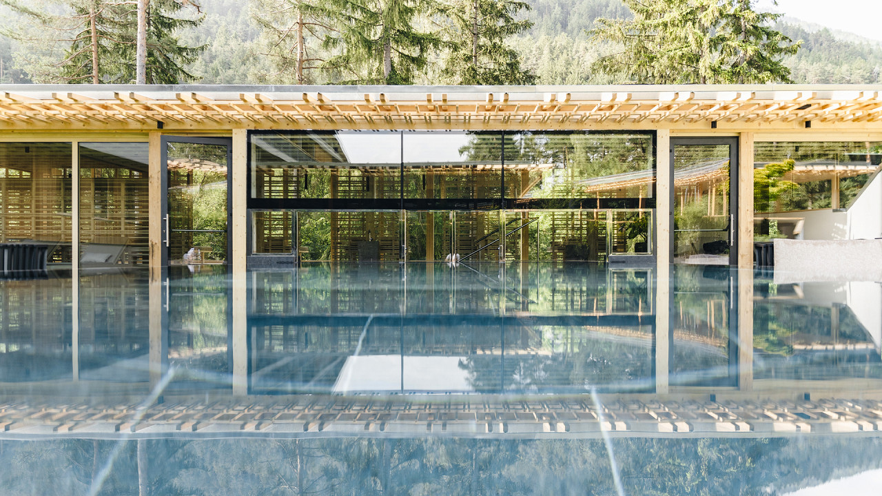 Piscina esterna Sensoria Dolomites
