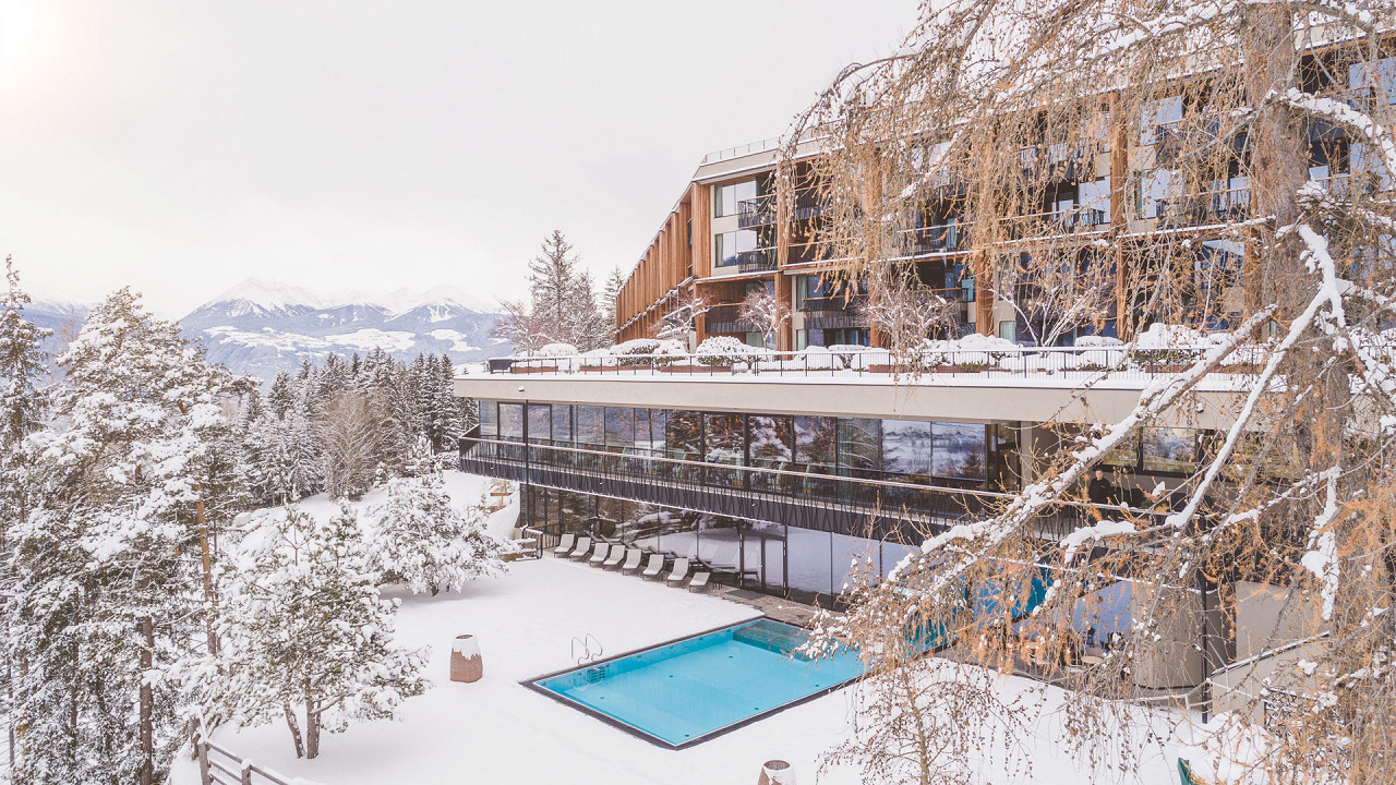 Inverno piscina esterna My Arbor Plose Wellness Hotel