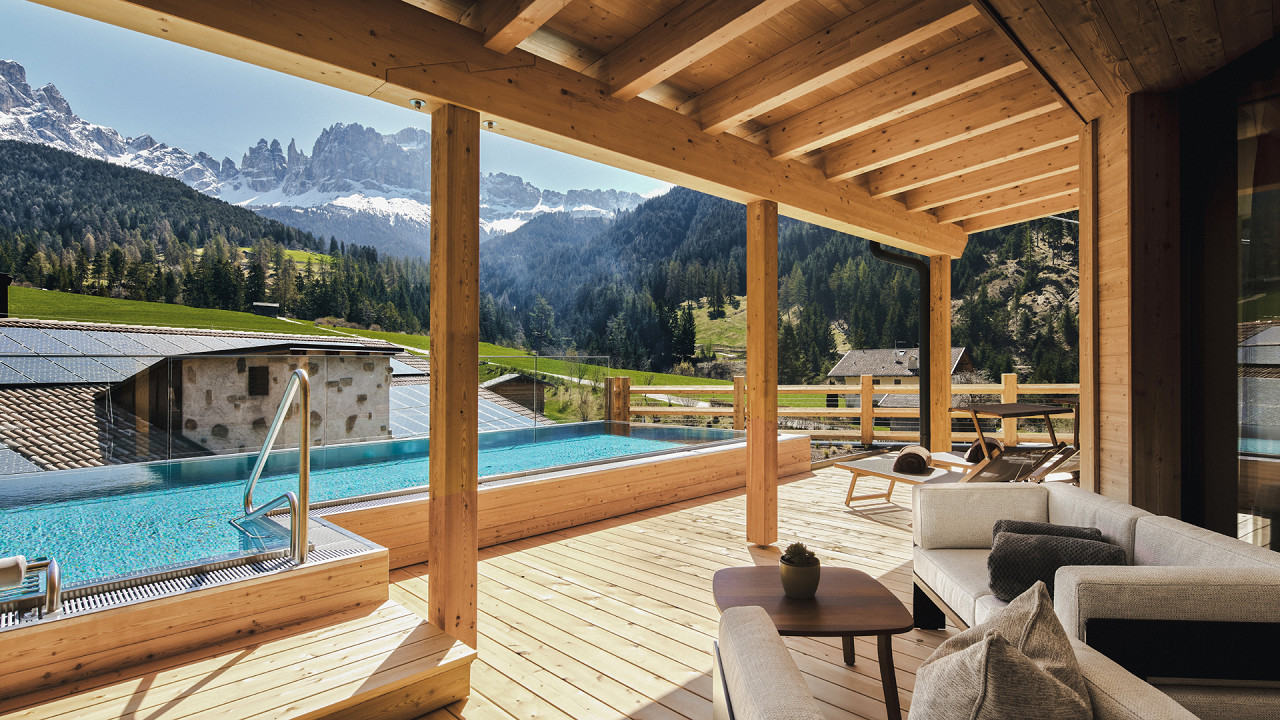 Camera con piscina privata Cyprianerhof Dolomit Resort