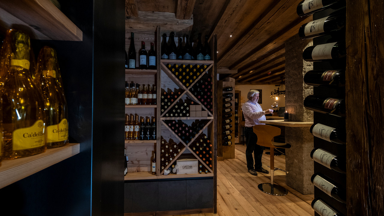 Bar à vin Locanda degli Artisti Canazei