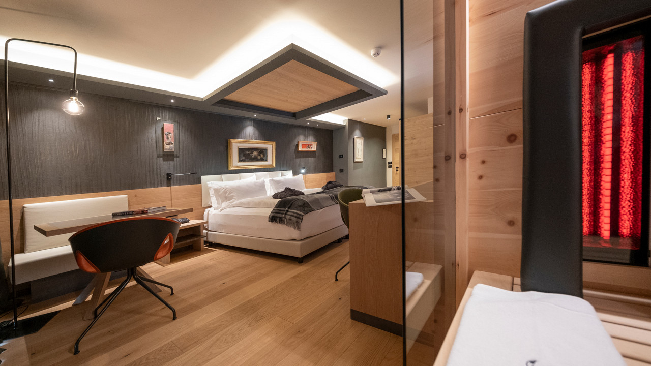 Chambre avec sauna Locanda degli Artisti Canazei