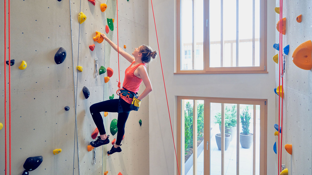 Parete da arrampicata interna Falkensteiner Hotel Kronplatz