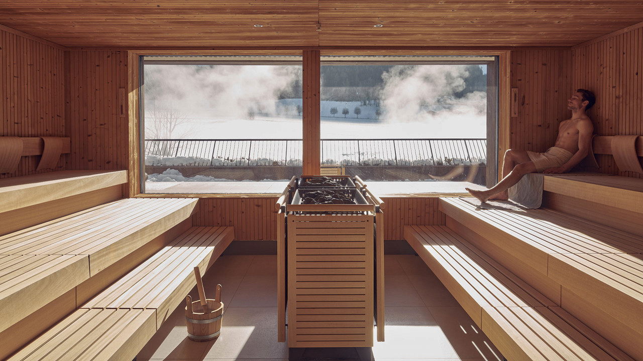 Winter sauna Falkensteiner Hotel Kronplatz
