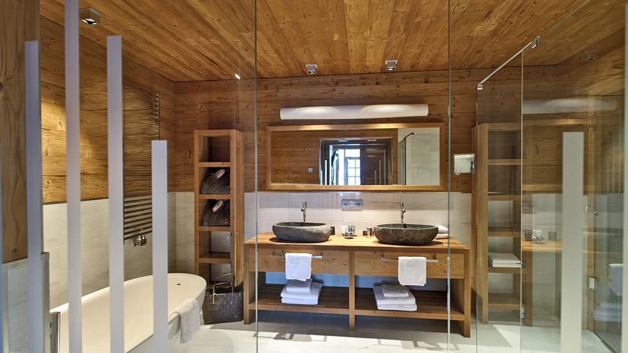 Bagno camera Hotel Fanes