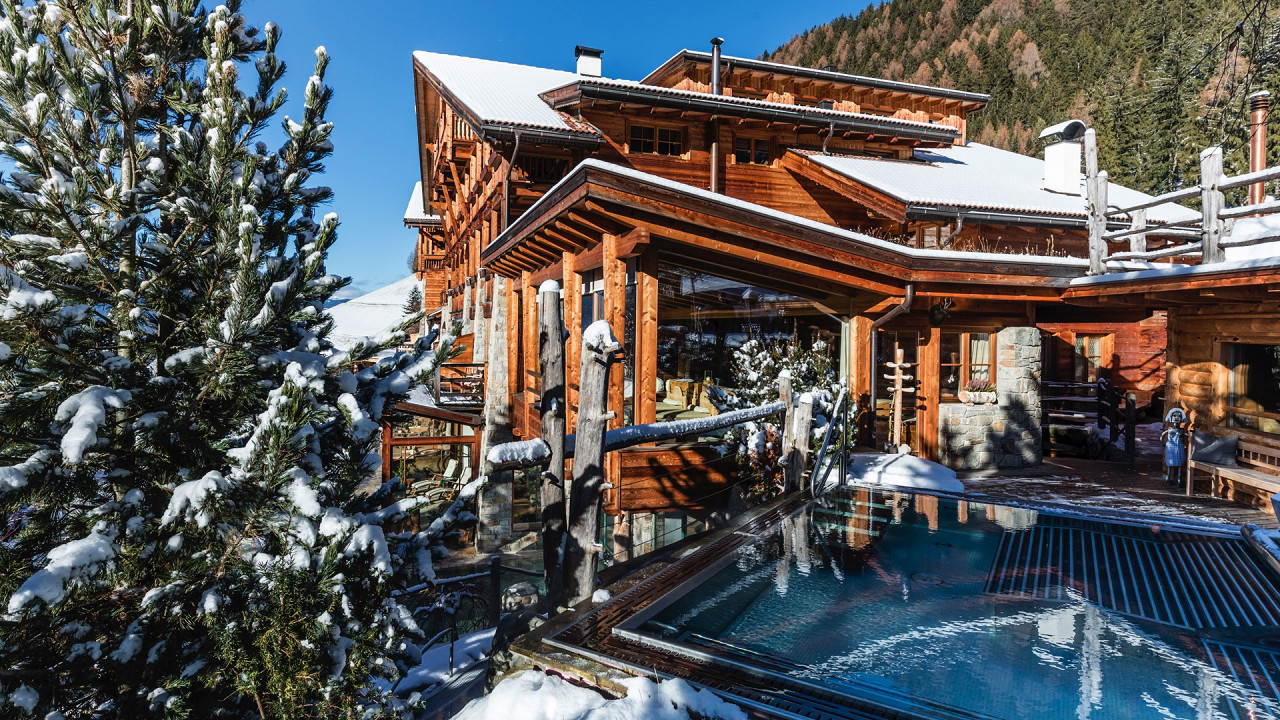 Dehors d'hiver Hôtel Lüsnerhof Luson