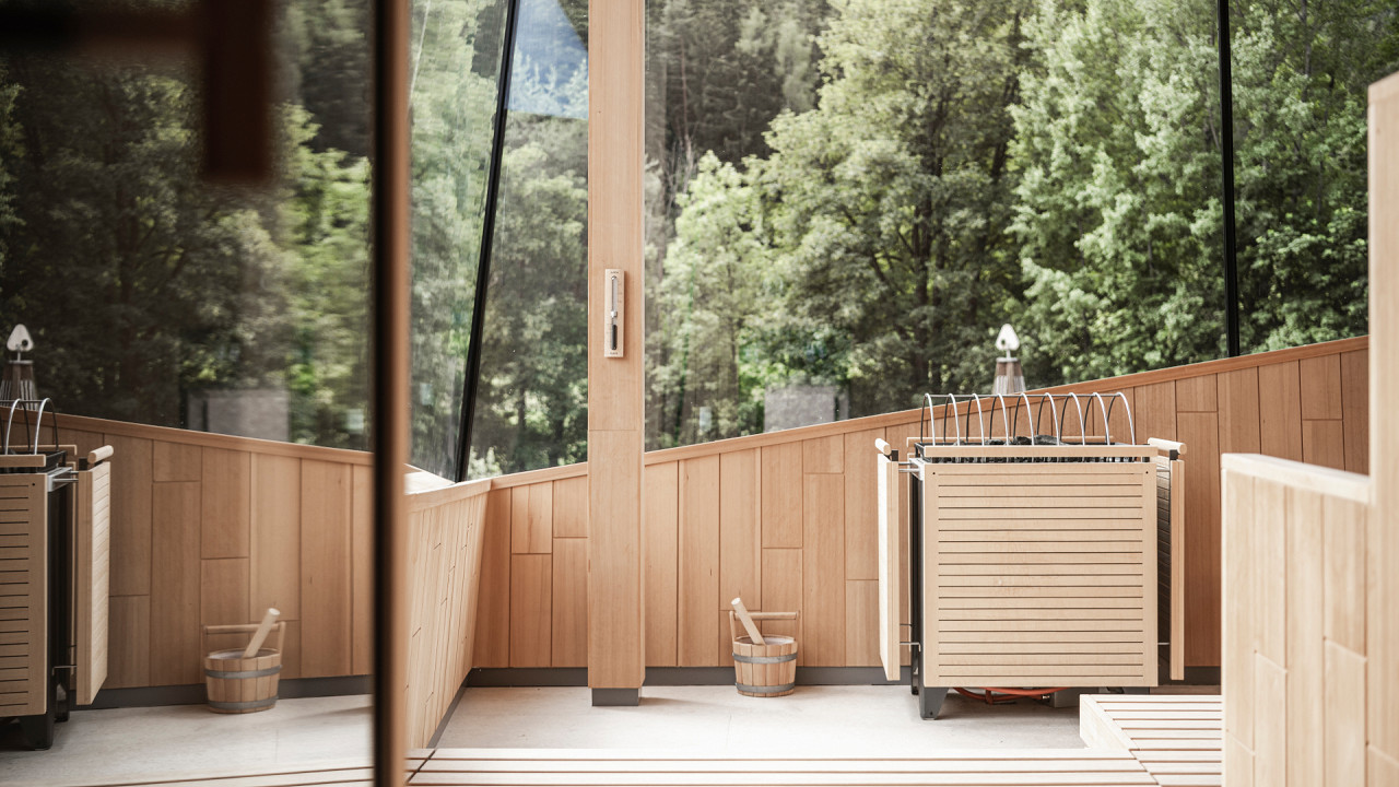 Sauna nel bosco