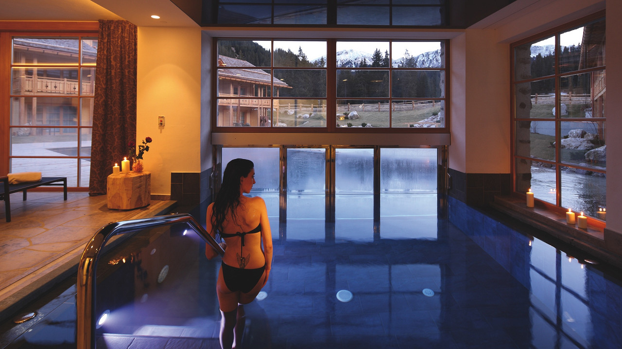 Hallenbad Tirler Hotel Seiser Alm