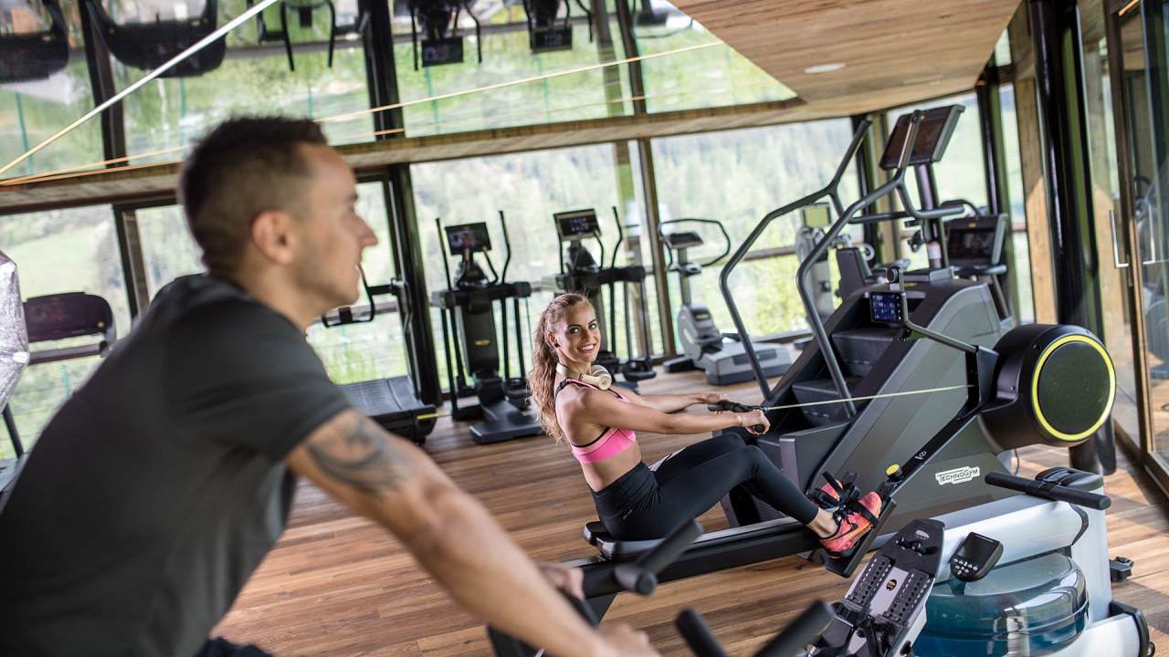 Coppia in palestra Andreus Resorts