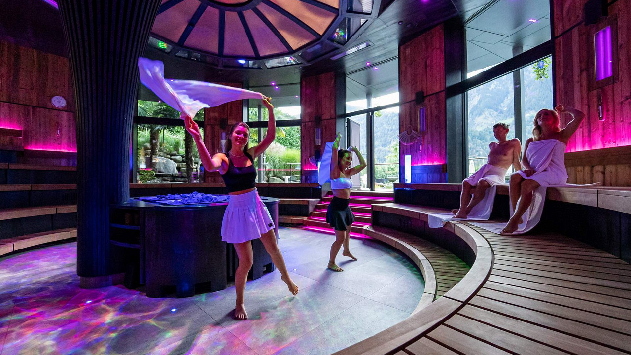 Aufguss sauna Andreus Resorts