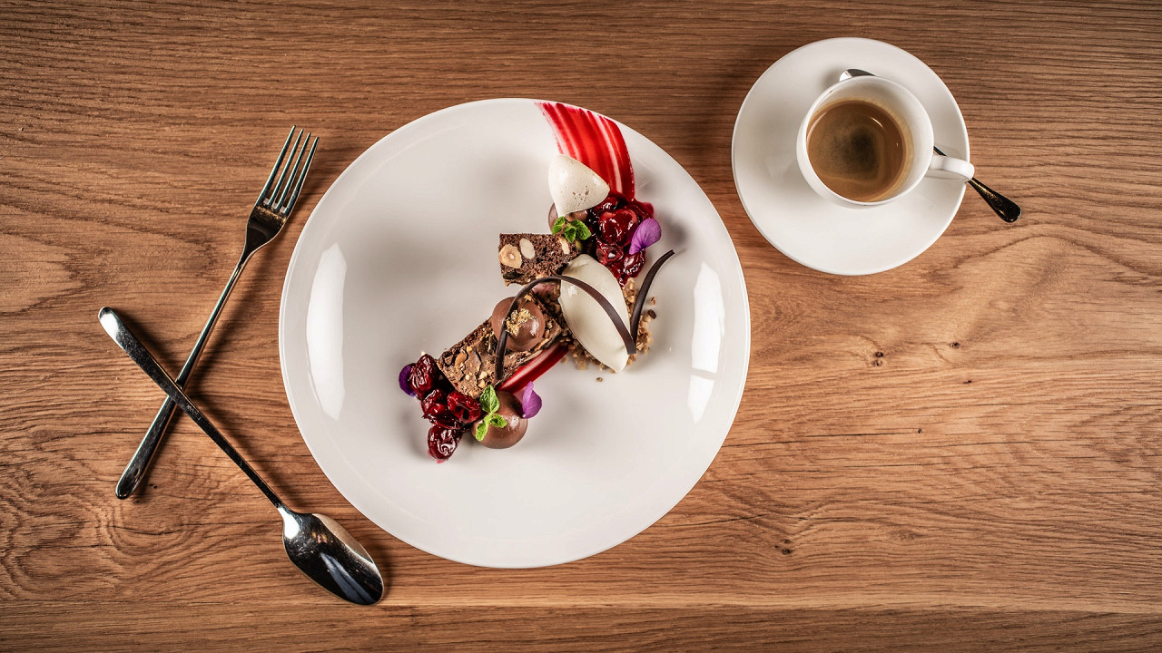 Plat gastronomique My Arbor Hôtel Bressanone