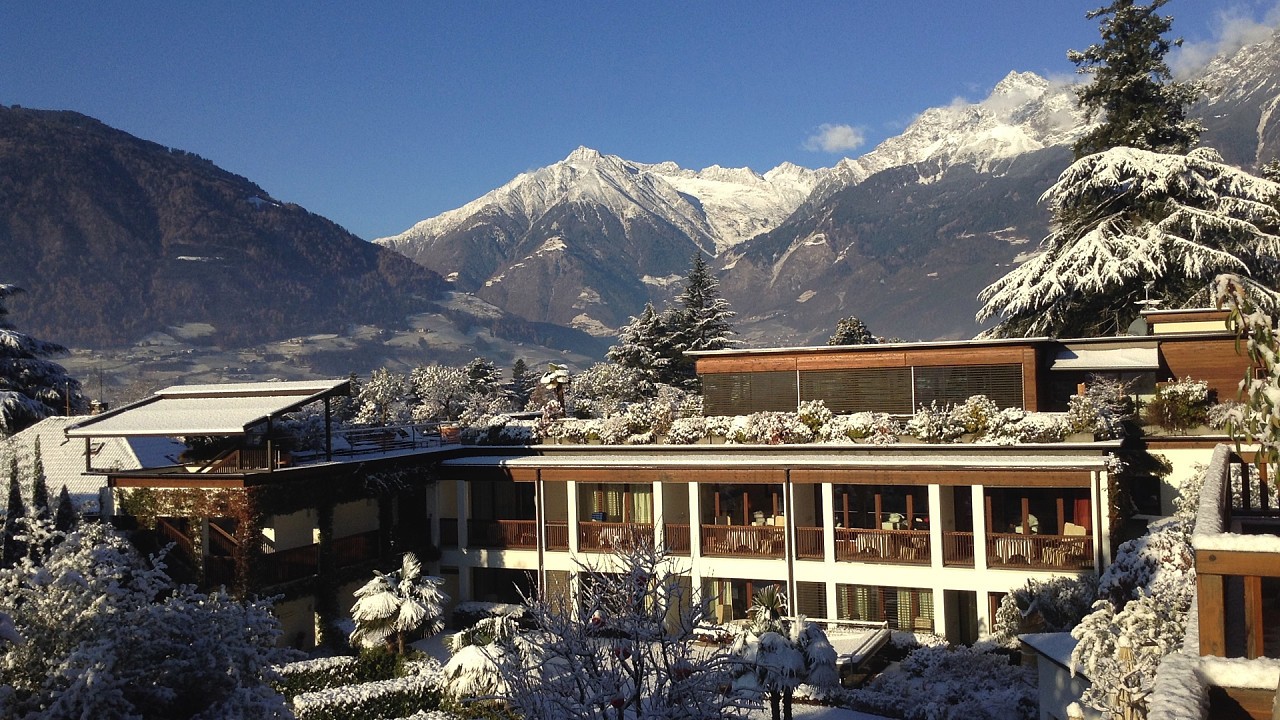 зима снаружи Отель Плантичерхоф Мерано