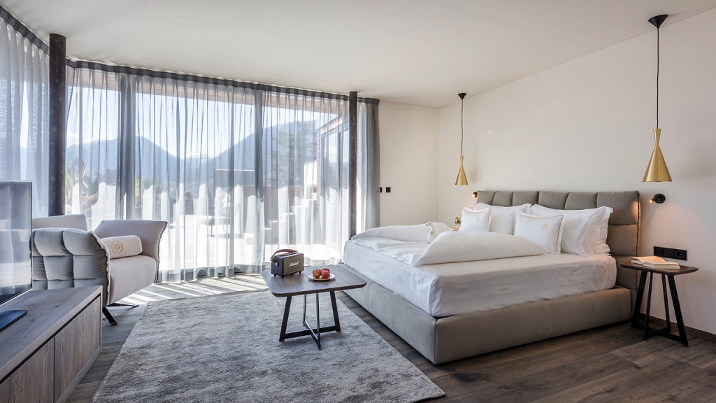 Penthouse Suite mit Pool und Sauna