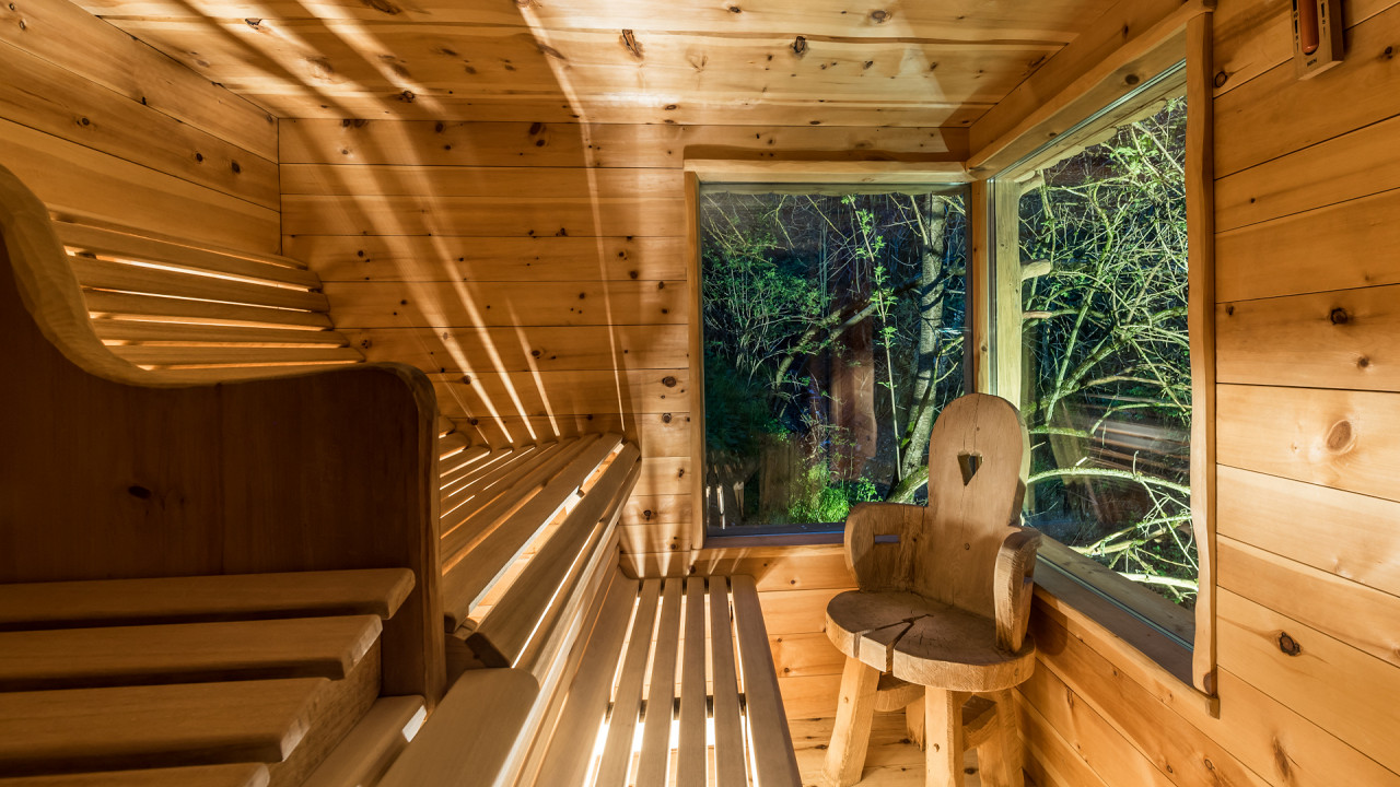 Bio sauna in giardino Naturhotel Lüsnerhof