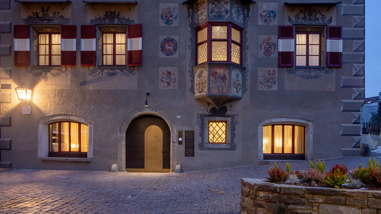 Struttura esterna sera - Arthotel Lasserhaus