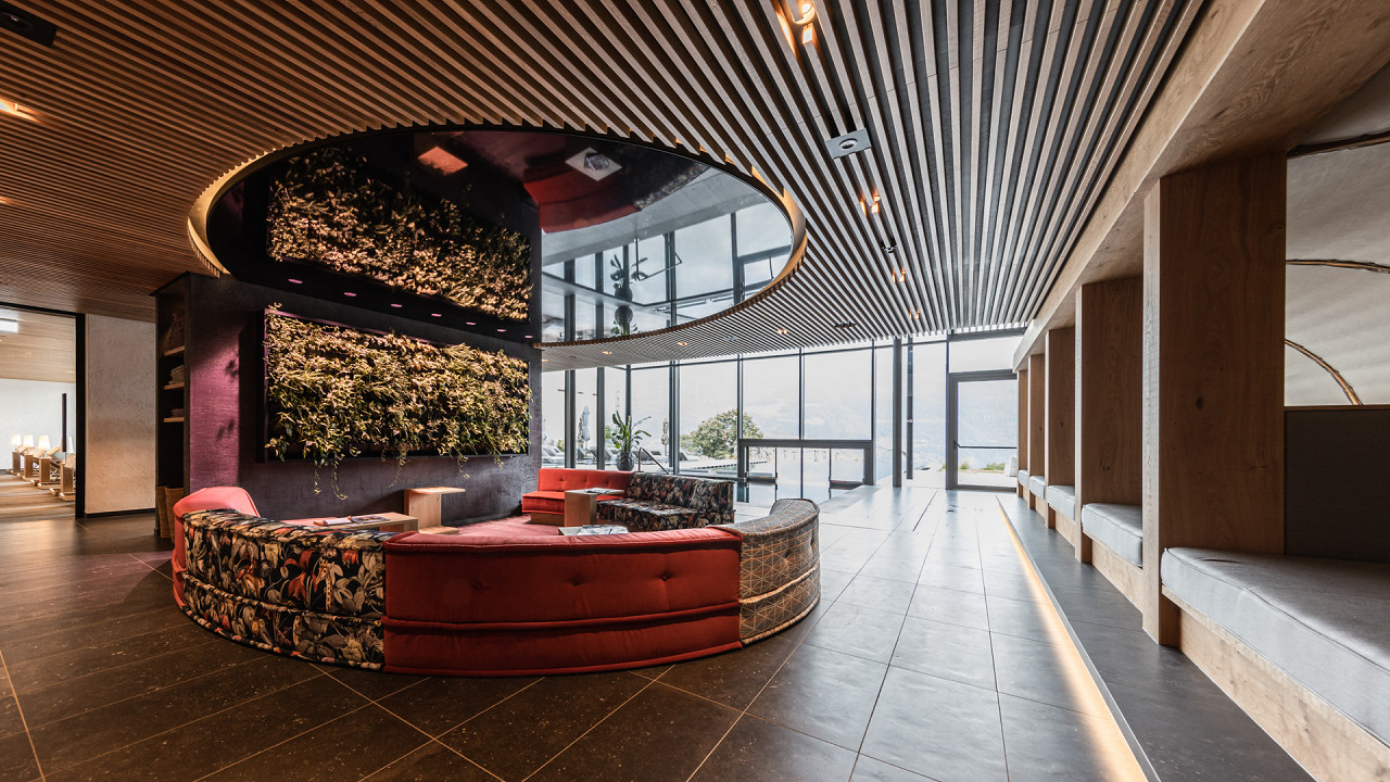 Ingresso piscina interna - Santre dolomythic home