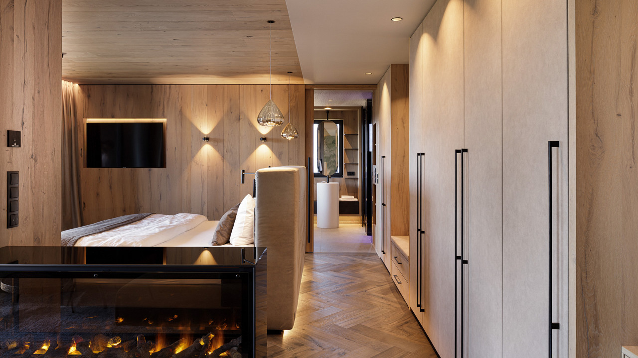 Camera da letto - Hotel Chalet Mirabell