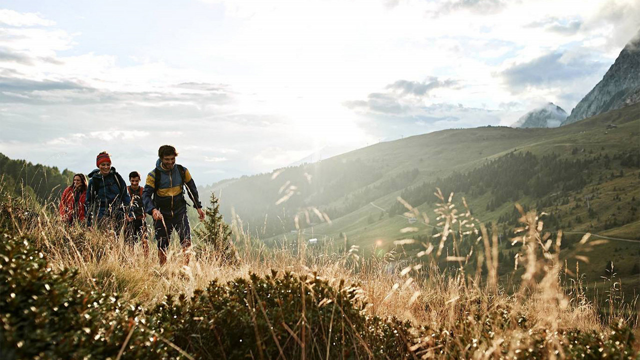 Wandern - Bergvillen beim Chalet Mirabell