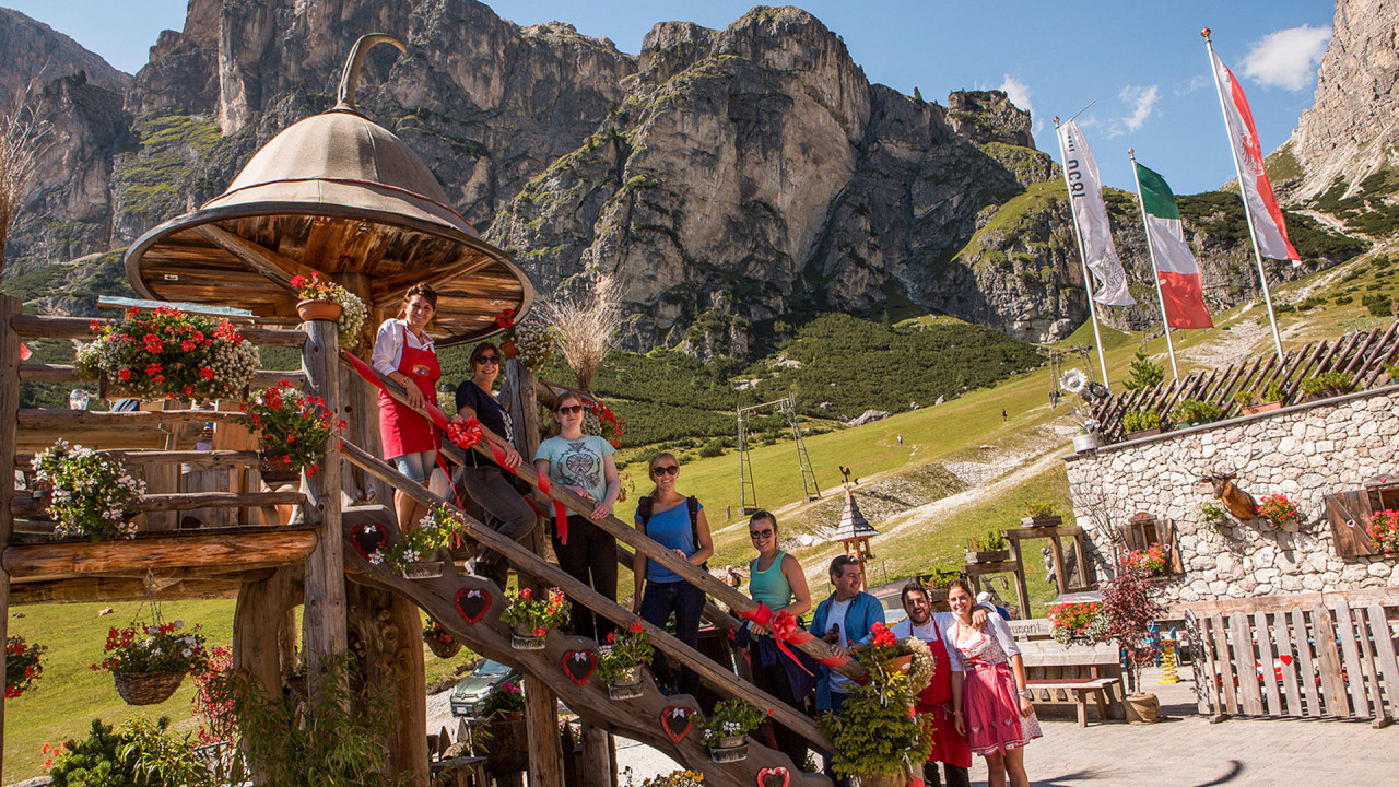 Escurisoni di gruppo Hotel Sassongher Corvara