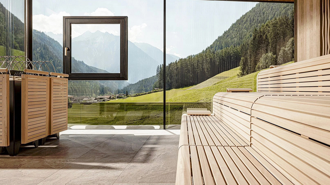 Sauna Alpine Luxury Spa Resort Schwarzenstein