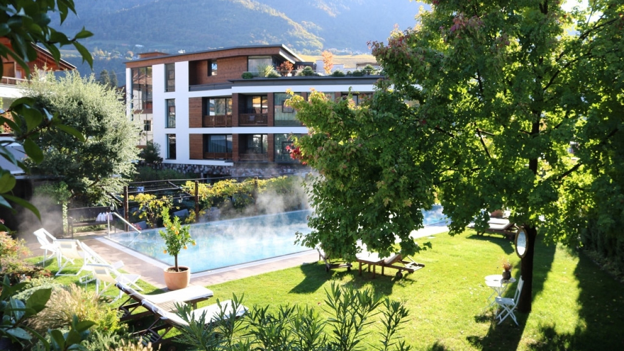 Сад под открытым небом Hotel Ansitz Plantitscherhof wellness