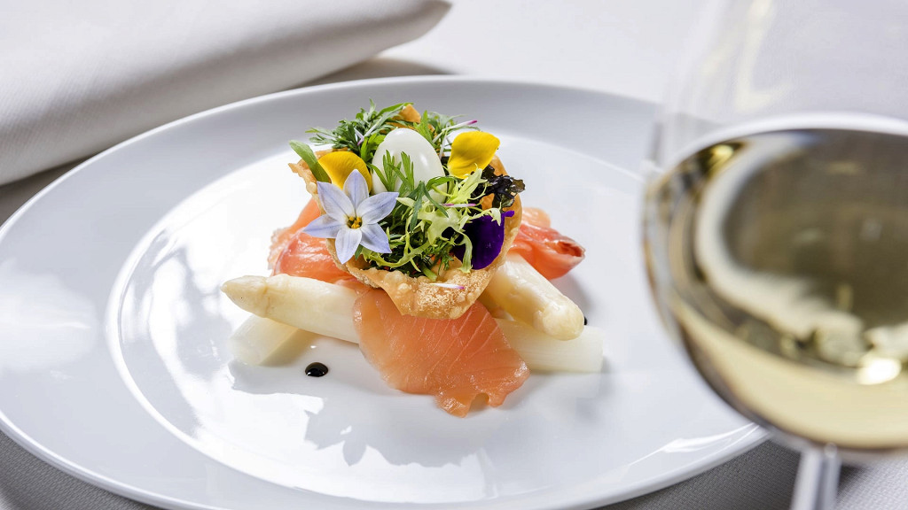 Plat gastronomique Hotel Terme Merano gourmet