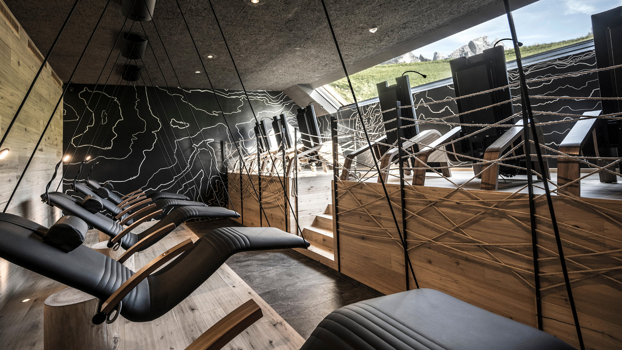 Sala relax Cyprianerhof Dolomit Resort