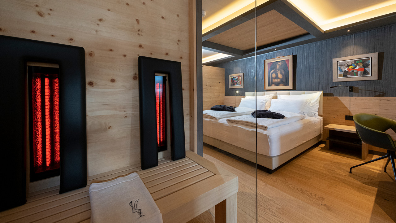 Junior Suite avec sauna Locanda degli Artisti Canazei