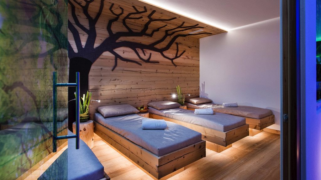 Relaxation room Abinea Hotel Castelrotto wellness