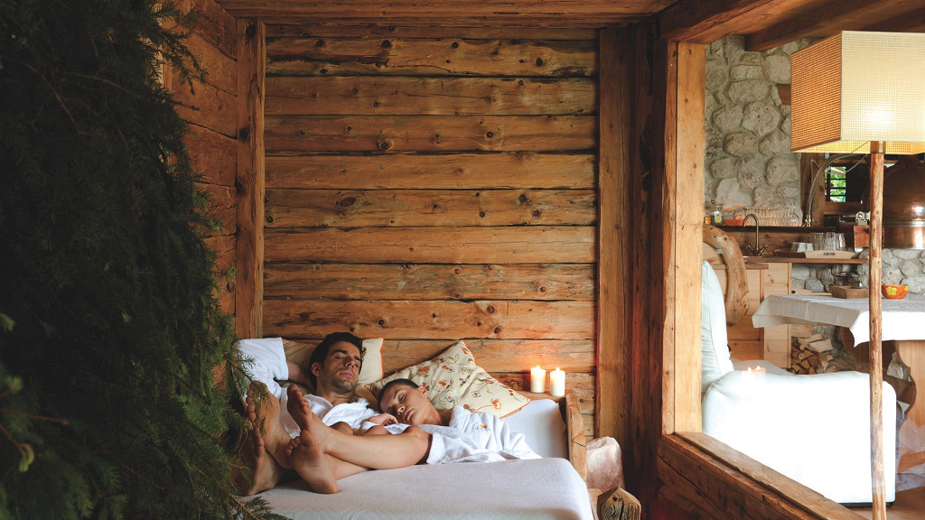 Coppia che dorme Hotel Luesnerhof Luson romantic