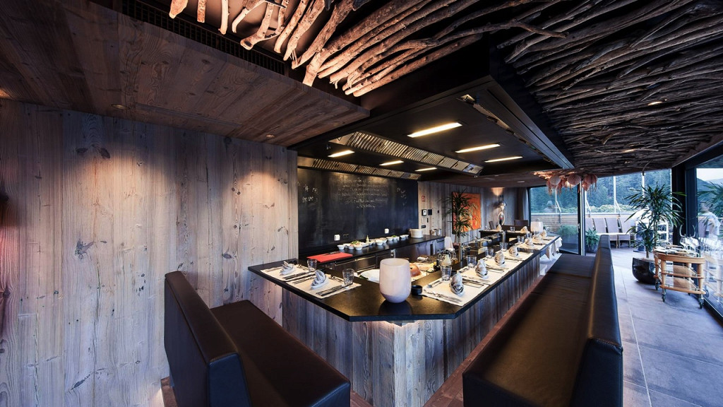 Ristorante Teppanyaki Quellenhof Hotel Val Passiria design