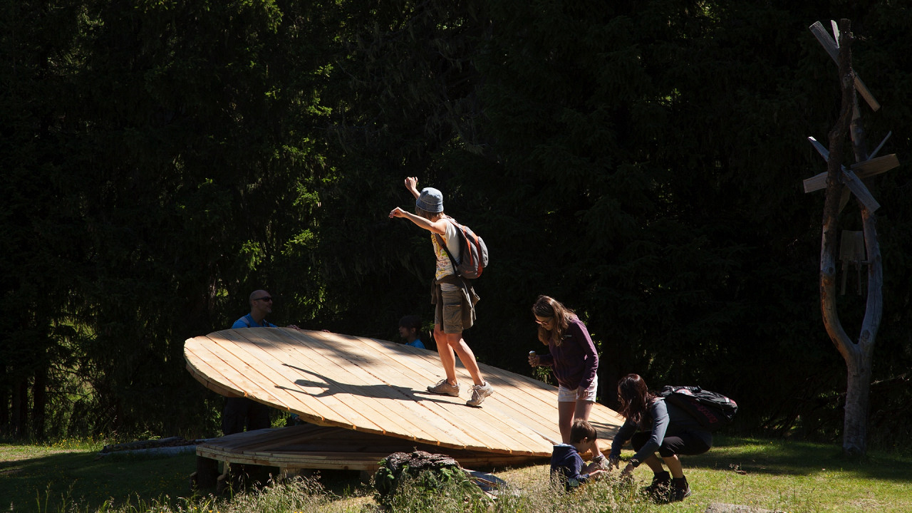 Familienspiele Tirler Hotel Alpe di Siusi Familie